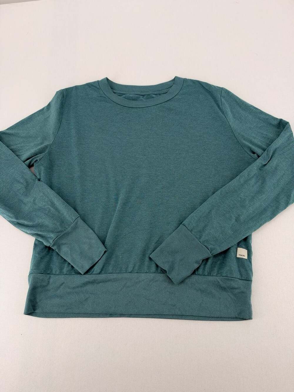 Vuori Long Sleeve Pullover Sweatshirt Green